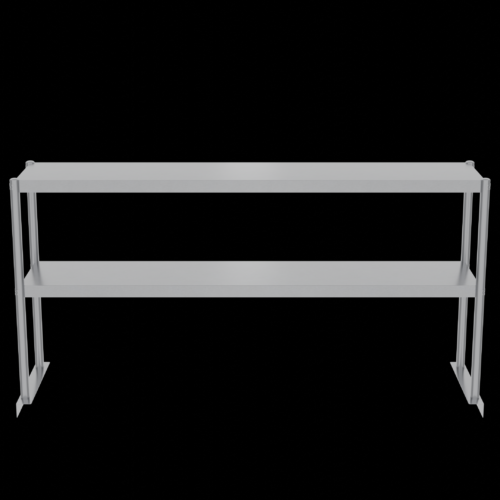 Double Bench Overshelf