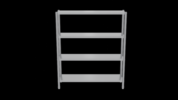 Premium 4-Tier Stainless Steel Storage Shelf