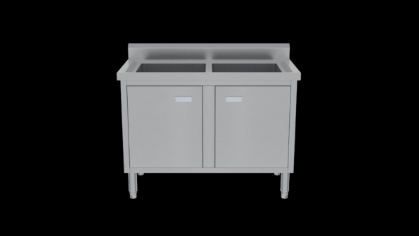 Double Bowls Sink Cabinet