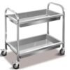 2-Tier Dish Collection Trolley