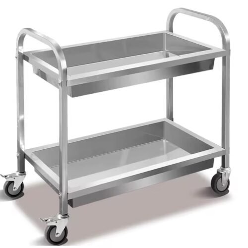 2-Tier Dish Collection Trolley