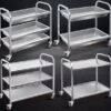 3-Tier Dish Collection Trolley