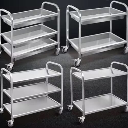 3-Tier Dish Collection Trolley