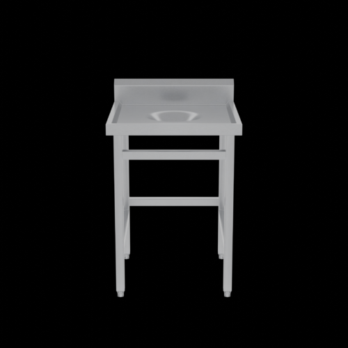 Waste Collection Bench With Splash Back